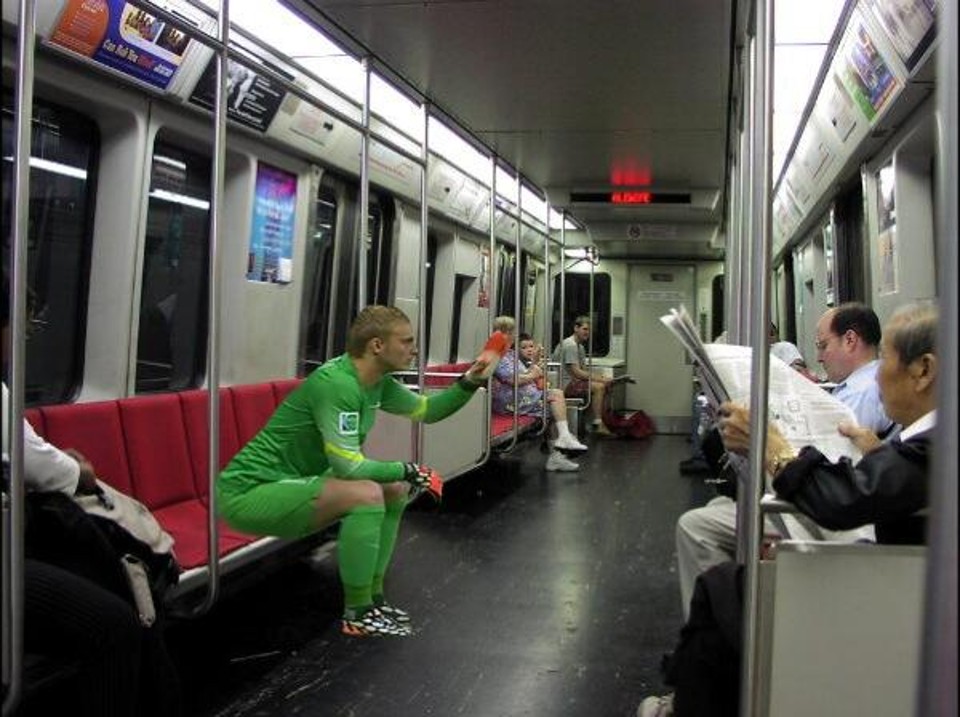Cilessen no metrô |