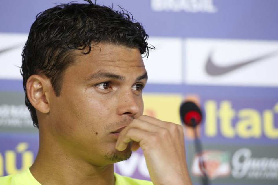 Thiago Silva está mesmo fora da semifinal contra a Alemanha | Hugo Harada / Gazeta do Povo