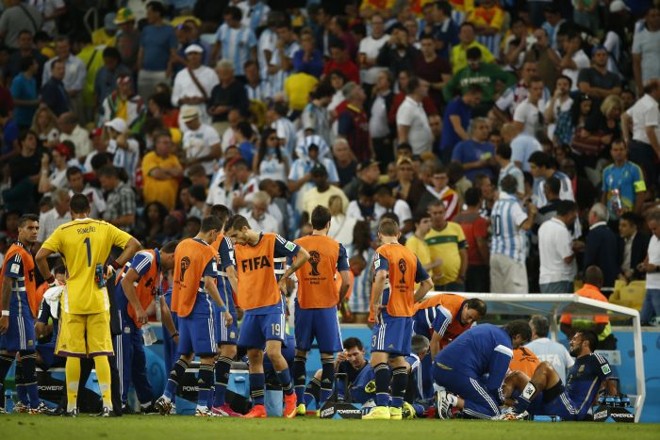 Argentinos se preparam para a prorrogação |