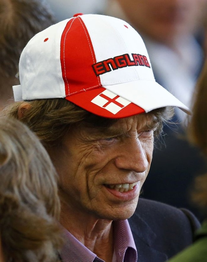 Mick Jagger na decisão entre Alemanha e Argentina no Maracanã | 