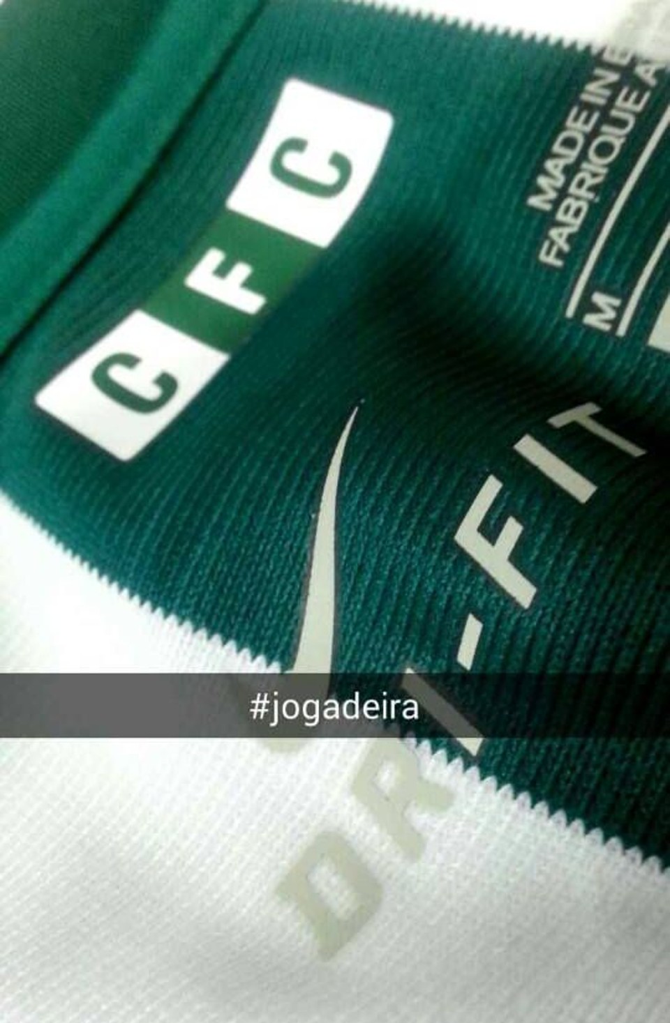 Imagem da nova camisa do Coritiba | Reprodução