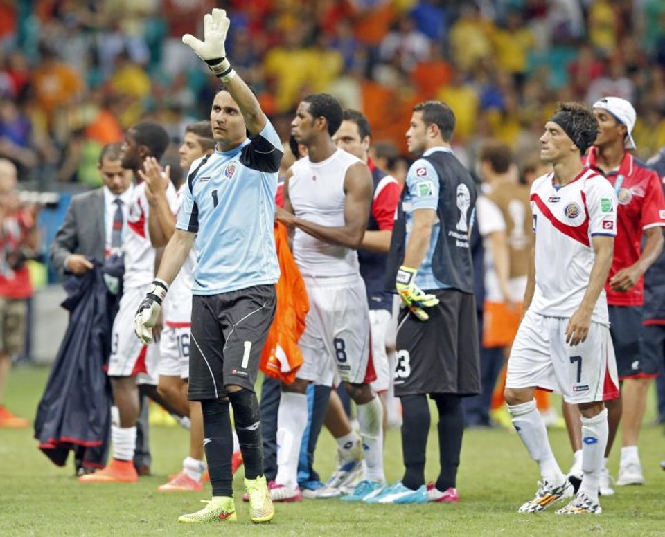 Goleiro Keylor Navas foi um dos destaques da Costa Rica na Copa | Reuters