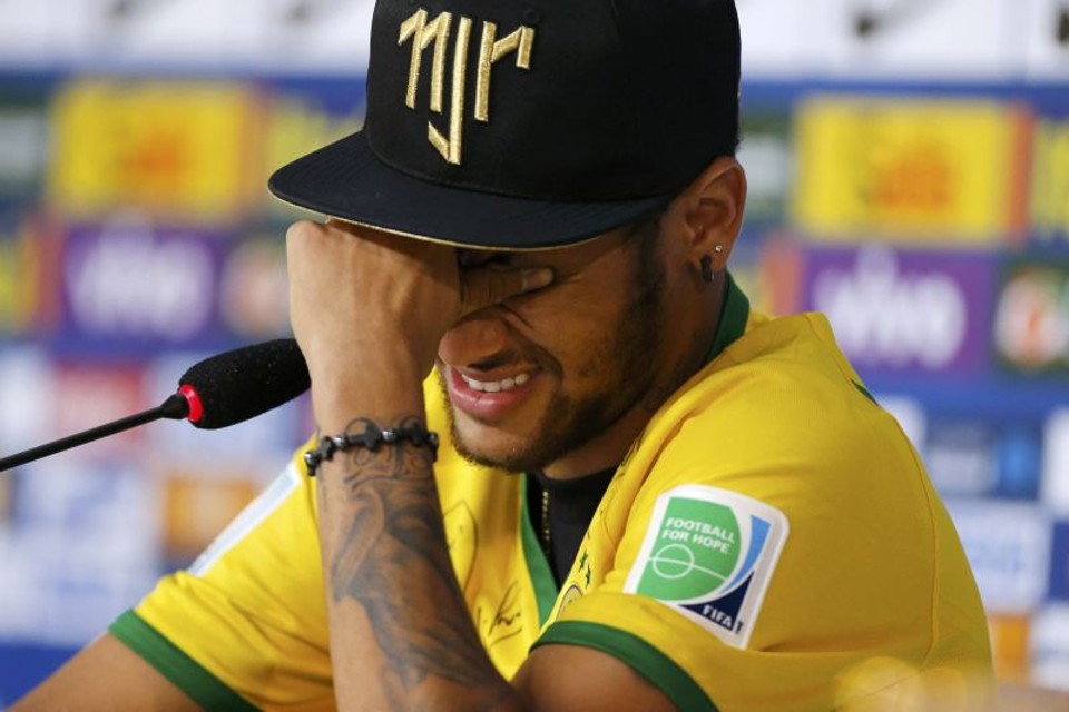 O craque da seleção, que usou a entrevista coletiva para minimizar as críticas sobre o grupo | Reuters