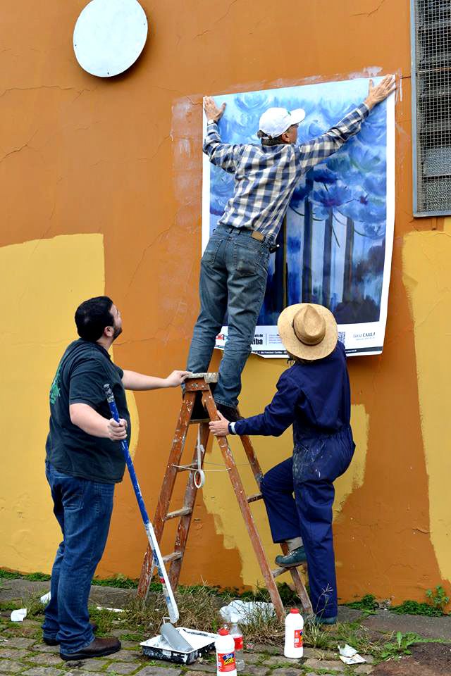 Ação ocorre em espaços degradados da capital | Eduardo Aguiar/ Gazeta do Povo