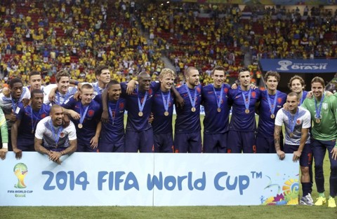 Holanda vira 1ª seleção a usar todo elenco em uma Copa Pela primeira vez a Holanda terminou uma participação sem nenhuma derrota | Reuters