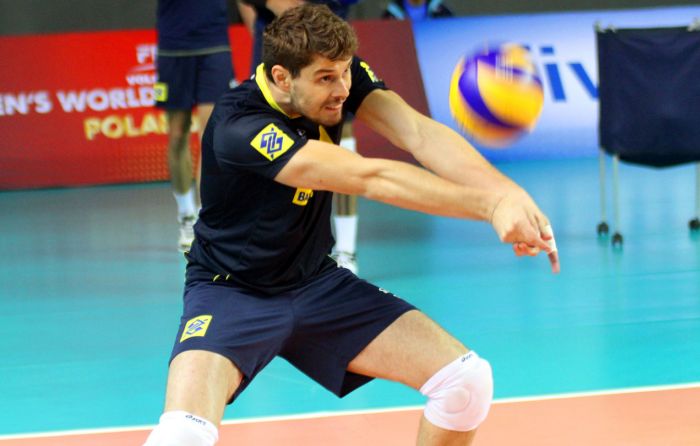 Bruninho acredita que o Brasil tem chance de vencer a Rússia | Alexandre Arruda / CBV