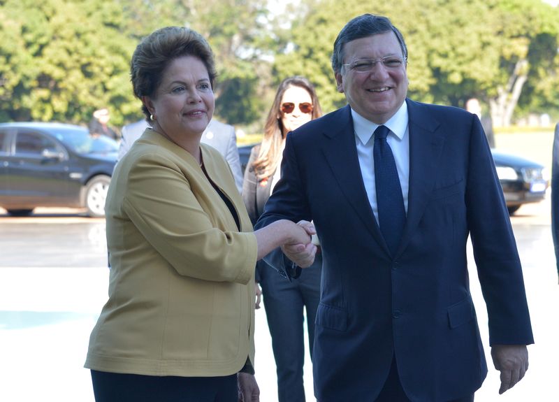 Dilma Rousseff e o presidente da Comissão Europeia, João Manuel Durão Barroso | Wilson Dias/ABr