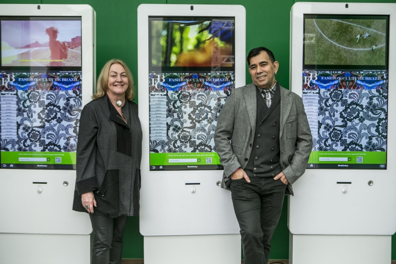 Nereide Michel e Paulo Martins querem que o site ajude a divulgar informações sobre a moda e a cultura brasileira | Marcelo Andrade/Gazeta do Povo