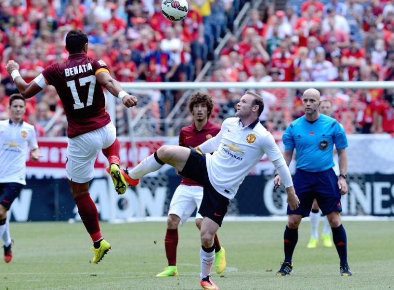 Wayne Rooney foi o grande destaque do Manchester United na vitória sobre a Roma em Denver | Bob Pearson / EFE