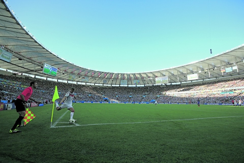 Argentina e Alemanha tiveram o maior público da Copa | Adrian Dennis/ AFP