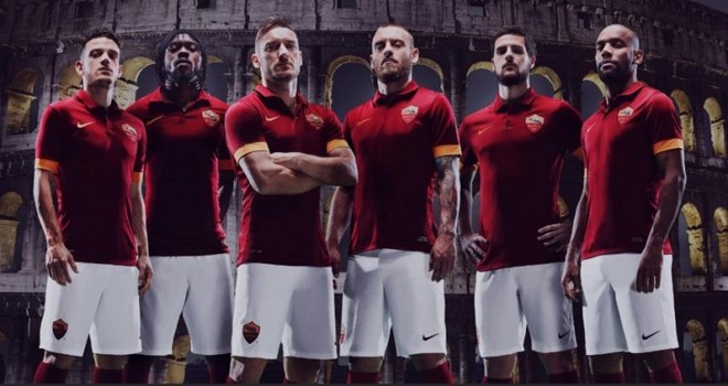 Nike passa a ser a fornecedora de material esportivo da Roma | 