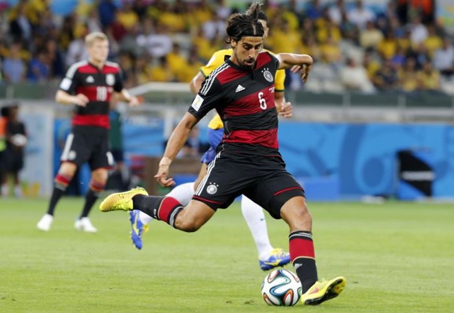 Khedira durante segundo tempo da partida contra a Alemanha | 