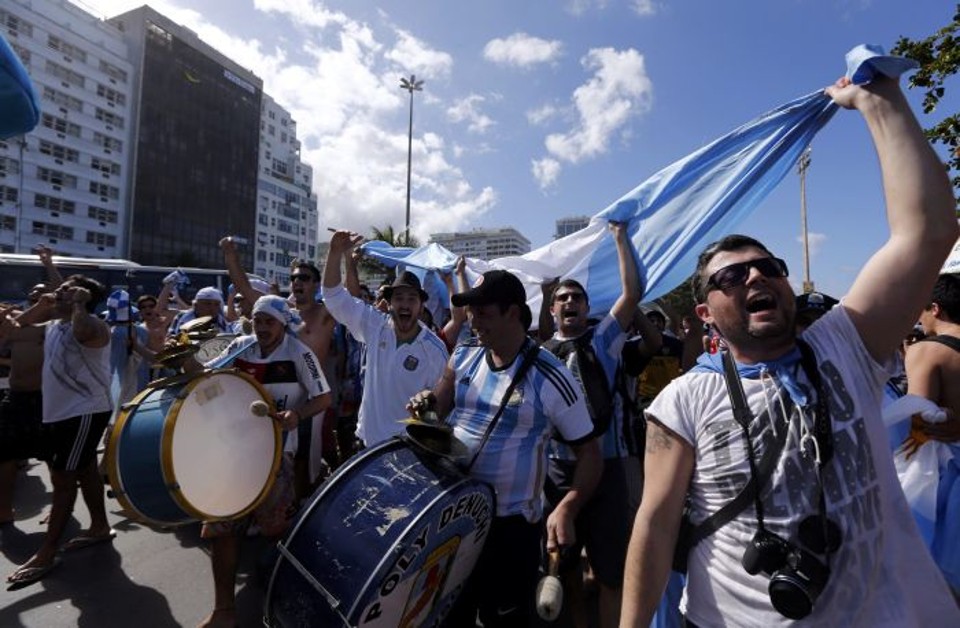 Rio de Janeiro recebeu 77 mil argentinos durante o Mundial | Reuters