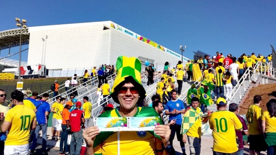 12/06 - Brasil 3 x 1 Croácia (São Paulo) | Arquivo pessoal