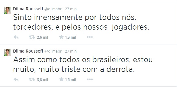 Dilma confirmou que vai entregar a taça à seleção campeã do torneio neste domingo, no estádio do Maracanã | Divulgação/Twitter