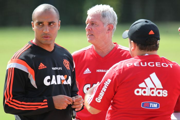 Deivid terá papel de estagiário no comando técnico do Flamengo, segundo Luxemburgo | Gilvan de Souza/Flamengo/Divulgação