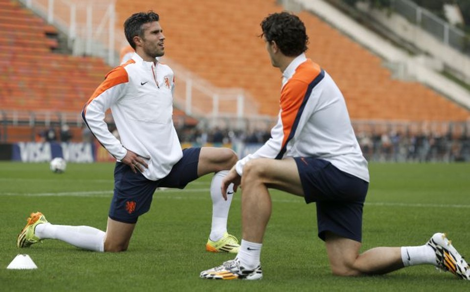 Van Persie abandonou o treino da Holanda por problemas estomacais | EFE