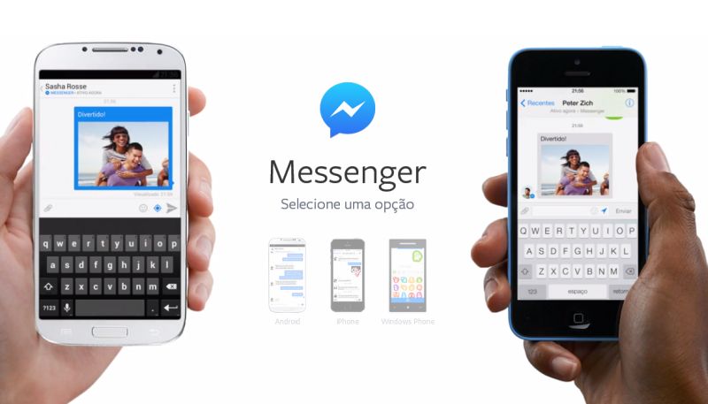 O app de mensagens do Facebook é utilizado por cerca de 200 milhões de pessoas no mundo todo | Reprodução.