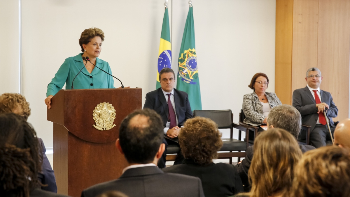 A presidente discursou durante o lançamento do comitê, em Brasília | Divulgação/Roberto Stuckert Filho/PR