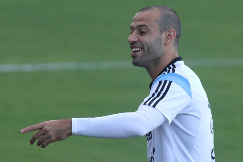 Mascherano é o chefinho do time argentino: capitão sem braçadeira | Paulo Fonseca/ EFE