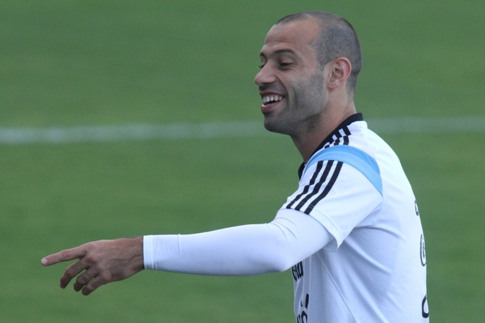 Mascherano representa o espírito albiceleste em campo Mascherano é o chefinho do time argentino: capitão sem braçadeira | Paulo Fonseca/ EFE