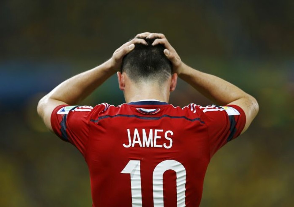 James Rodríguez, da Colômbia, é o artilheiro da Copa | REUTERS / Marcelo Del Pozo