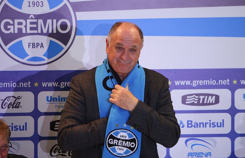 Retornando ao clube após 18 anos, Felipão disse se sentir em casa no Grêmio | Lucas Uebel / Gremio FBPA