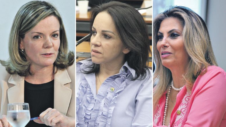 Nas candidaturas ao governo do Paraná, a situação é diferente, com Gleisi concorrendo como cabeça de chapa...a deputada federal Rosane Ferreira como candidata a vice na chapa liderada pelo senador Roberto Requião...e a também deputada federal Cida Borghetti como a vice na campanha de reeleição do governador Beto Richa | Wenderson Araujo; Antonio Augusto/ Câmara dos Deputados; Zeca Ribeiro/ Câmara dos Deputados