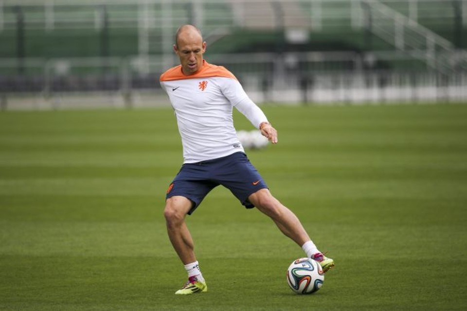 O atacante da Holanda Robben já marcou 3 gols na Copa | EFE