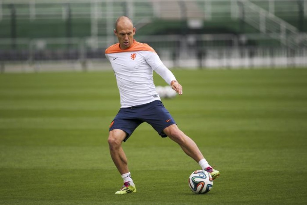 O atacante da Holanda Robben já marcou 3 gols na Copa