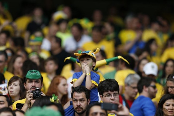 Torcida brasileira é maioria no Mineirão |