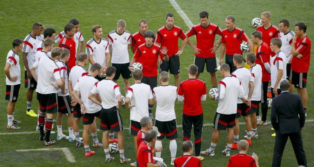 Jogadores da seleção alemã treinaram no Maracanã