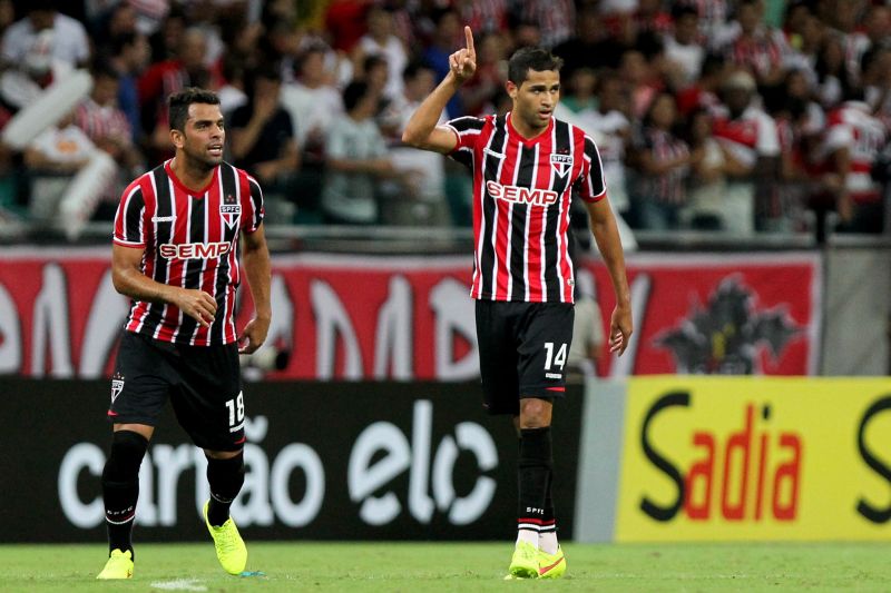 Alan Kardec marcou no primeiro jogo dele com a camisa do São Paulo | Felipe Oliveira / Agif / Folhapress