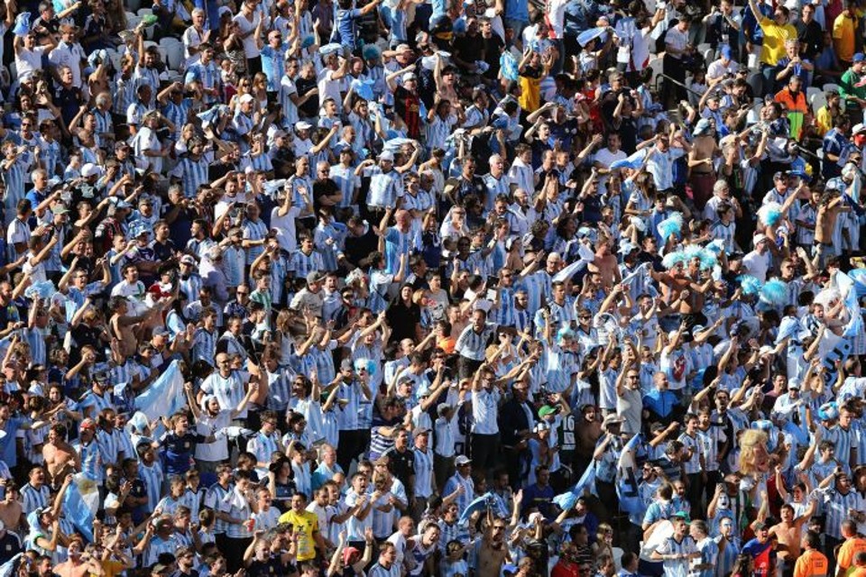 A partida contra a Suíça trouxe a São Paulo cerca de 30 mil argentinos | EFE