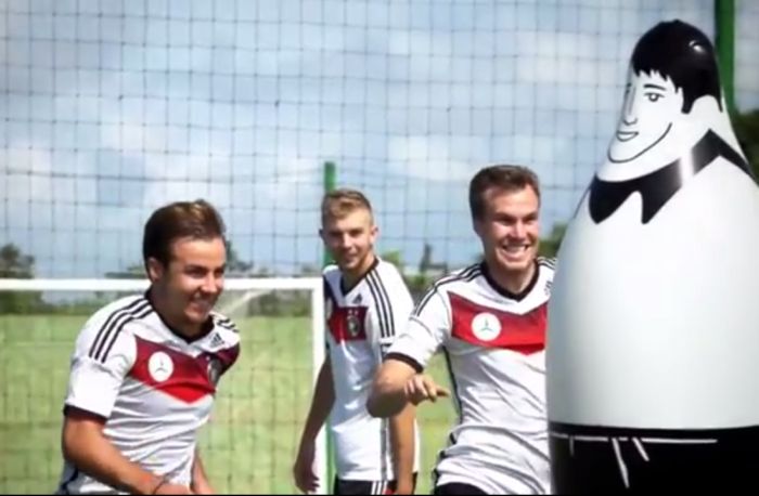 Vídeo mostra alemães em cenas descontraídas durante a Copa do Mundo | Reprodução