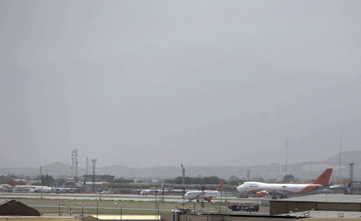 Vista aérea do Aeroporto Internacional de Cabul, no Afeganistão | EFE/Jawad Jalali