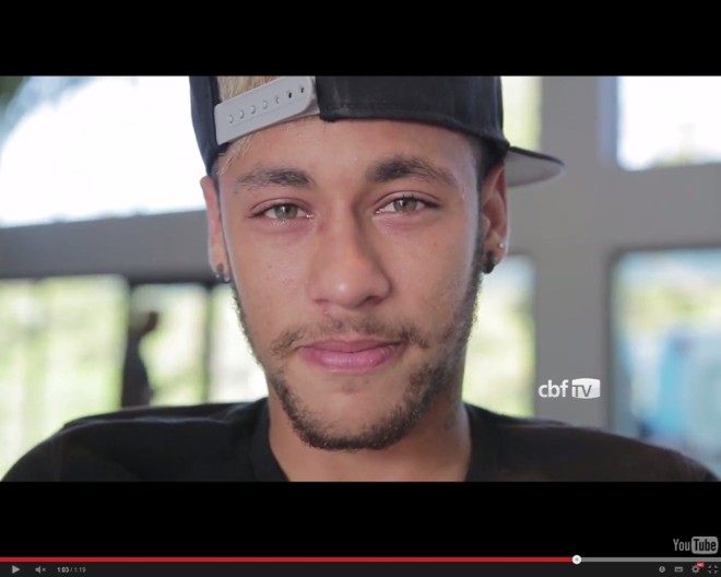 Neymar chora em depoimento no canal oficial da CBF | 