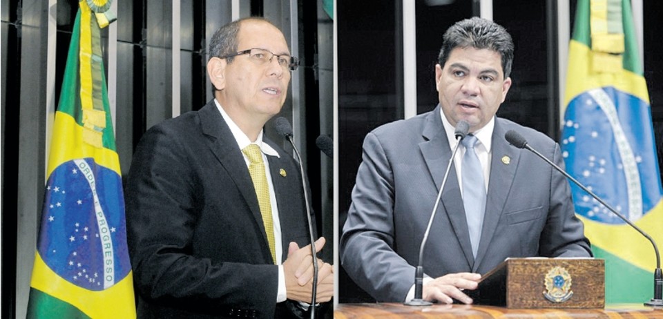 Senadores usam verba pública para ver jogo da Copa Aníbal Diniz: três jogos do Mundial; Cidinho Santos: trecho de Cuiabá a Brasília | Waldemir Barreto/Agência Senado; Pedro França/Agência Senado