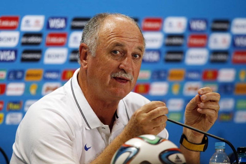 Felipão preferiu não revelar o time que vai enfrentar a Alemanha em busca da final | Albari Rosa / Gazeta do Povo