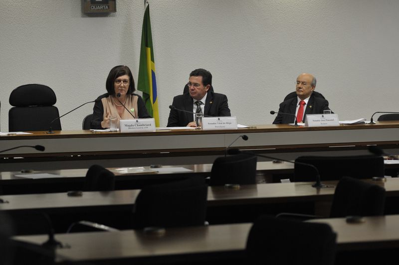 Magda Chambriard presta depoimento na CPI da Petrobras | Antônio Cruz/Agência Brasil