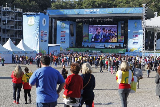 Torcida chega à Fan Fest para assistir à final da Copa do Mundo | 