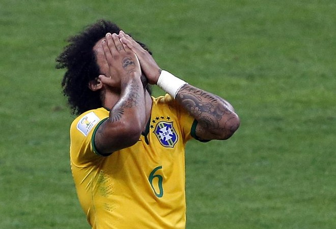 Marcelo lamenta vitória de 7 a 1 da Alemanha sobre o Brasil | 