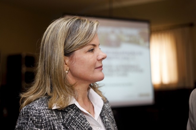 Gleisi Hoffmann, senadora |