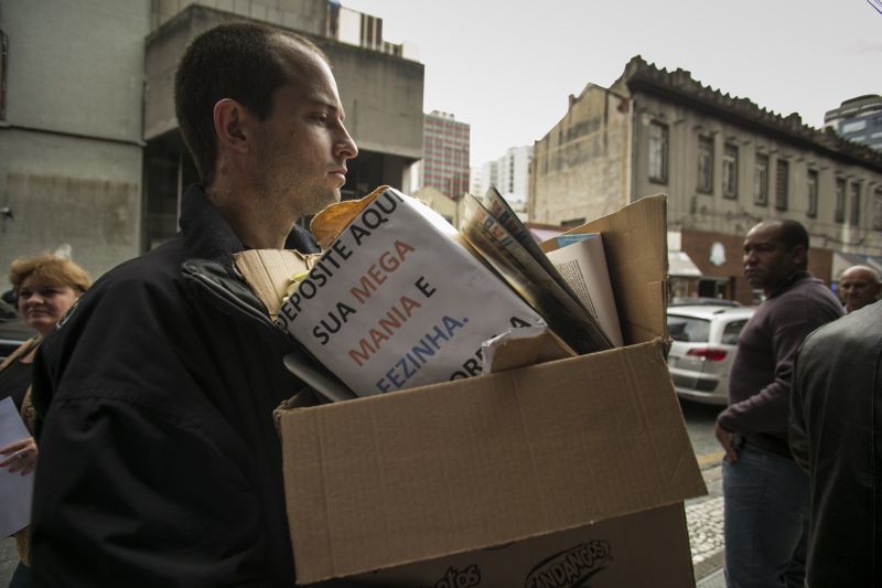 Todas as provas recolhidas foram levadas para o Nurce | Marcelo Andrade/ Gazeta do Povo