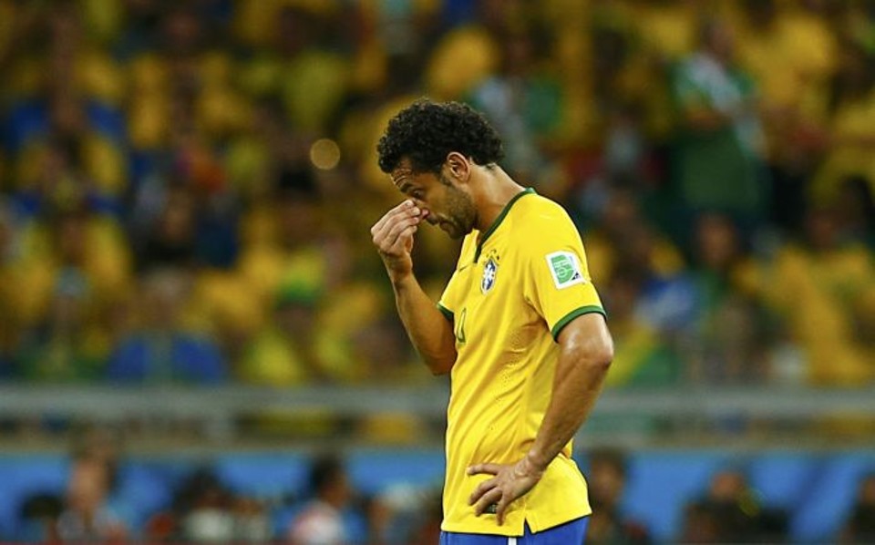 Fred foi vaiado no Mineirão, quando o placar já estava 5 a 0, mas disse que não sofre com isso | Reuters