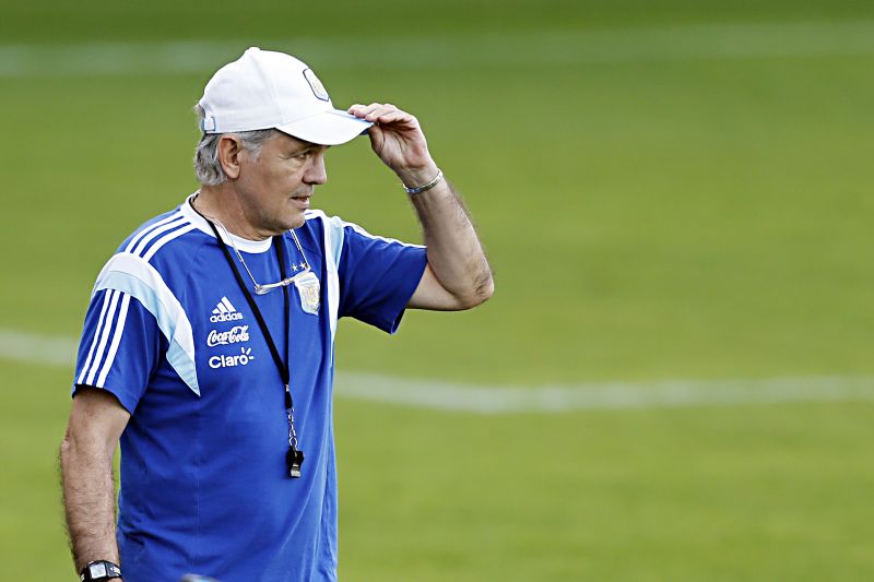 Para Alejandro Sabella, vitória diante da Bélgica é exemplo não pelas chances de gol, mas porque a defesa não passou sufoco | Albari Rosa/Gazeta do Povo
