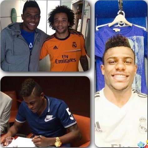 Fotos postadas por Abner no Instagram ao anunciar acerto com o Real Madrid | Reprodução Instagram