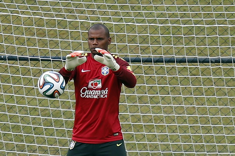 Jefferson passou o último mês com a seleção brasileira. Reestreia pelo Botafogo será contra o Coritiba | Albari Rosa / Gazeta do Povo