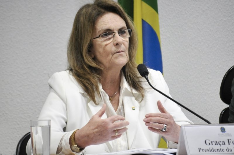 Operação tenta evitar que a presidente da Petrobras, Graça Foster, seja responsabilizada pelos prejuízos com a aquisição da refinaria de Pasadena | Geraldo Magela/Agência Senado