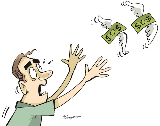 Inadimplência - O não pagamento da taxa de condomínio tende a gerar ônus para todos os condôminos e, consequentemente, ser fonte de conflitos. O ideal é que todos os moradores tenham conhecimento da situação das contas do condomínio, mas não é recomendado expor os inadimplentes a quem não mora no edifício. O atraso pode fazer com que o proprietário perca o imóvel. O rateio pode gerar conflitos entre os moradores, que se sentem lesados pelos inadimplentes. De acordo com o novo Código Civil, de 2003, a multa por atraso equivale a 2% do valor do condomínio. Antes, o teto das multas para inadimplentes era de 20% do valor do condomínio. A mudança no valor da multa tende a tende a estimular a inadimplência. | 